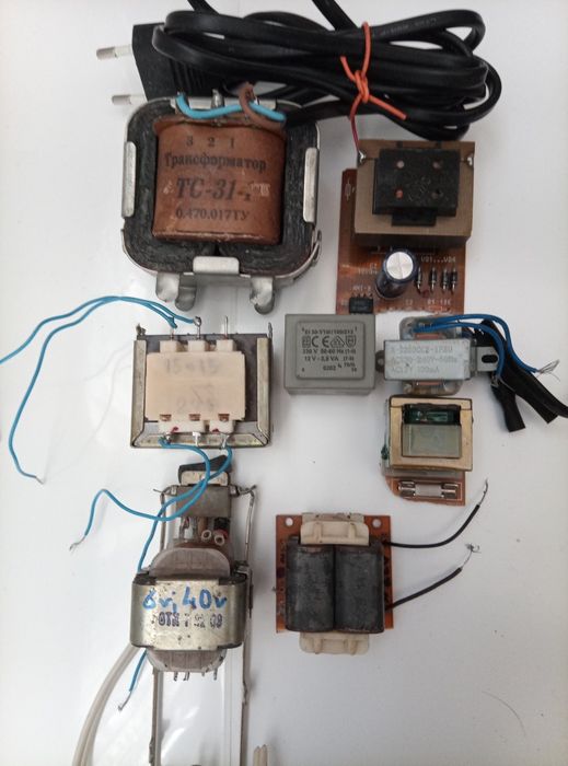 Трансформаторы на 6,12,15,26,30,40 вольт