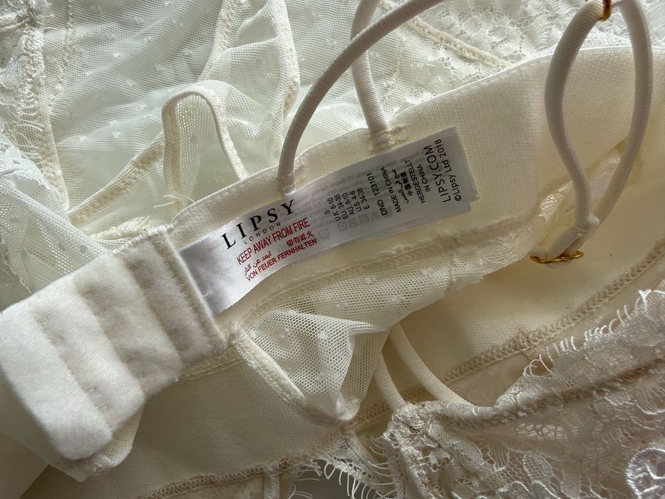 Мереживне боді стрінгами, білизна Lipsy, S
