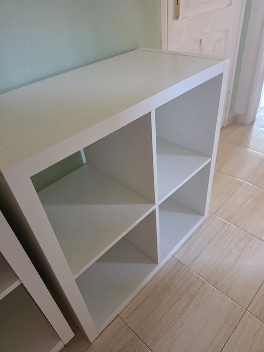 ***IKEA** *  KALLAX
Estante, branco, 77x77 cm