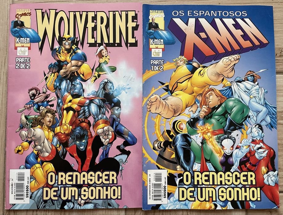 X-Men & Wolverine (30x Revistas/BD’s/Português)