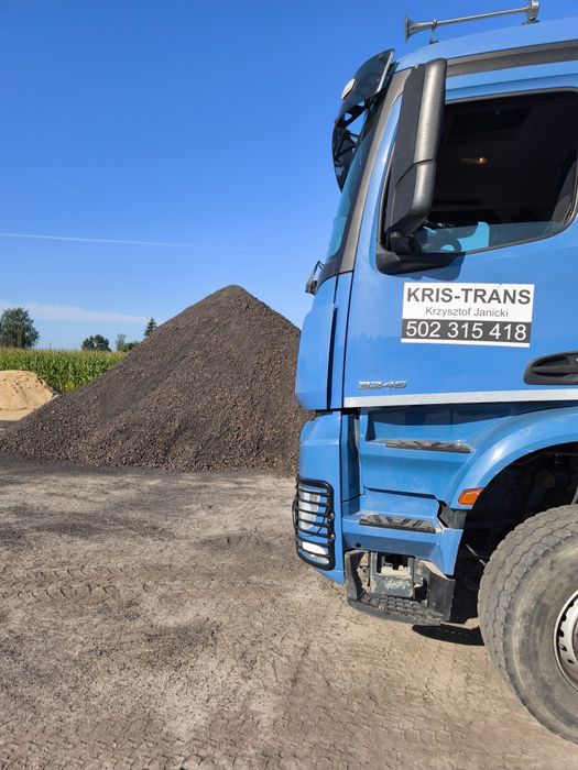 Szlaka,piach,kruszywo,żwir,stabilizacja,ziemia siana,ziemia,transport