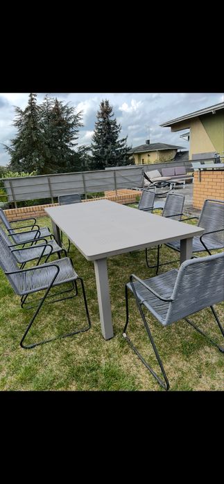 Nowoczesny zestaw ogrodowy