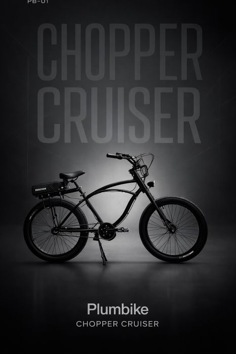 Plumbike ebike chopper Cruiser