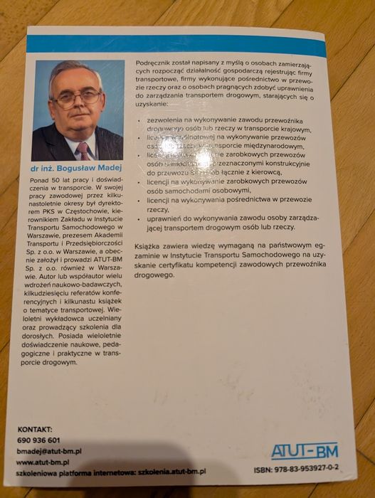 Książka Podręcznik Przewoźnika 2019 stan idealny