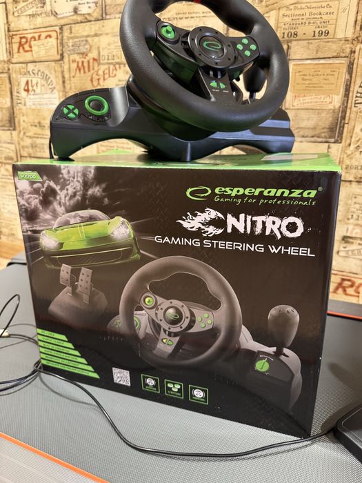 Проводной руль для ПК Esperanza Nitro EGW102