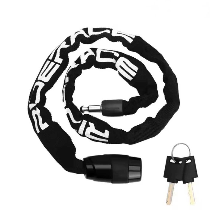 Corrente antifurto moto - cadeado alta segurança 95 cm 2 chaves