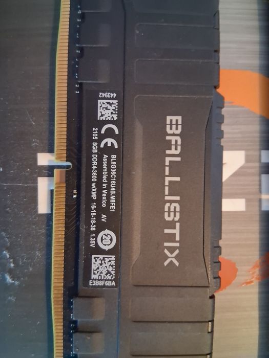 Ram 2x8GB DDR4 3600MHZ CL16 NOVO