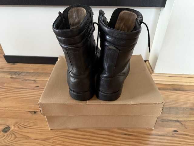 Buty wojskowe skórzane