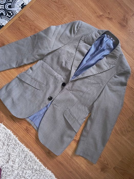 Marynarka George r. 140-146 na 10-11 lat szara