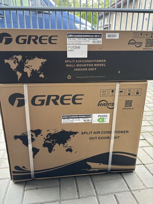 Klimatyzator GREE Pular 3,2kW odsprzedam stan nowy