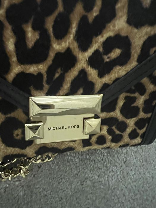 Michael Kors Whitney mini Leopard bag