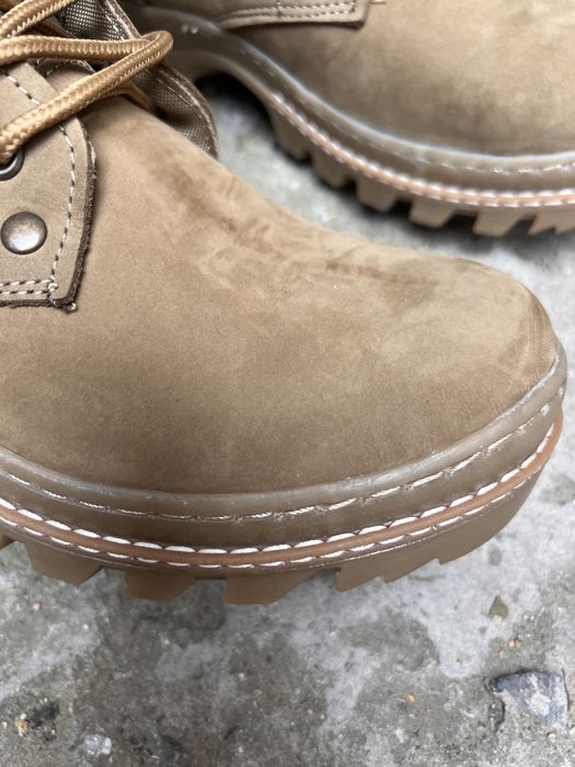 Берці зимові / натуральна шкіра / Берцы зимние с мехом/ кожа нубук