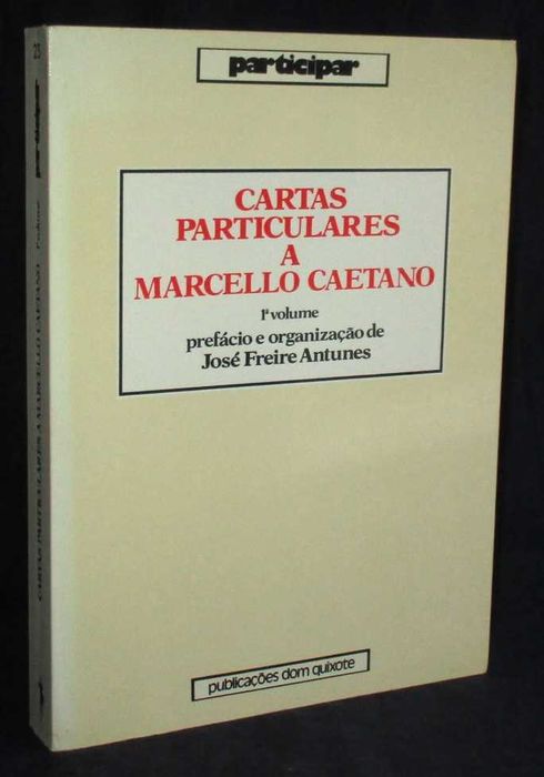 Livro Cartas Particulares a Marcello Caetano 1º Volume