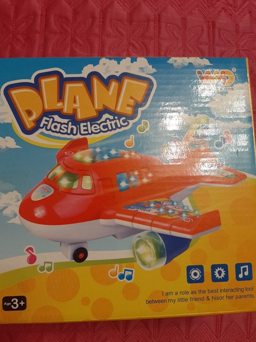 Іграшка музична  Вертоліт літак