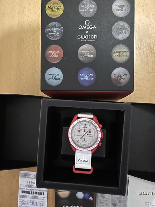 Conjunto de 2 relogios Omega x Swatch