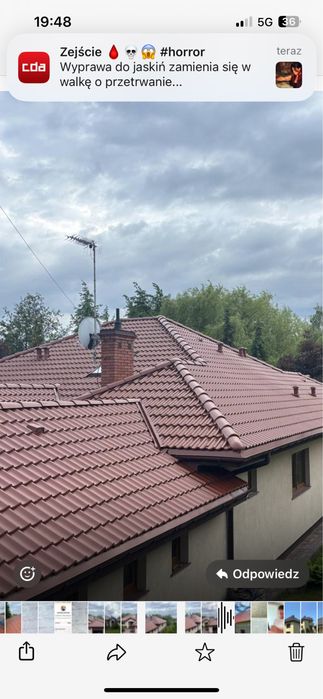 Malowanie dachów i elewacji