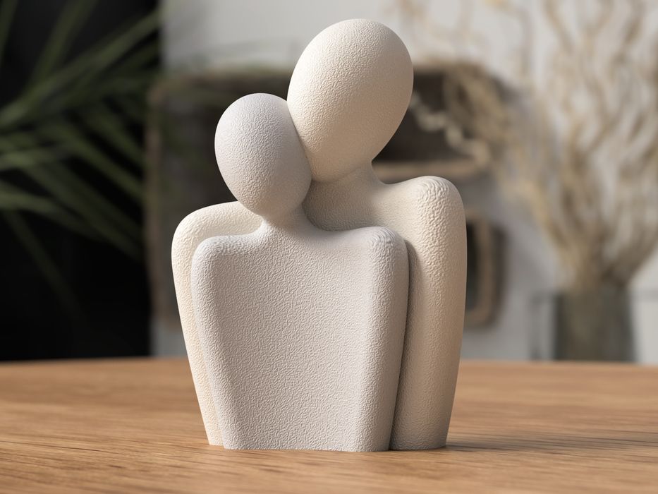 Estatueta com vários texturas, personalizável