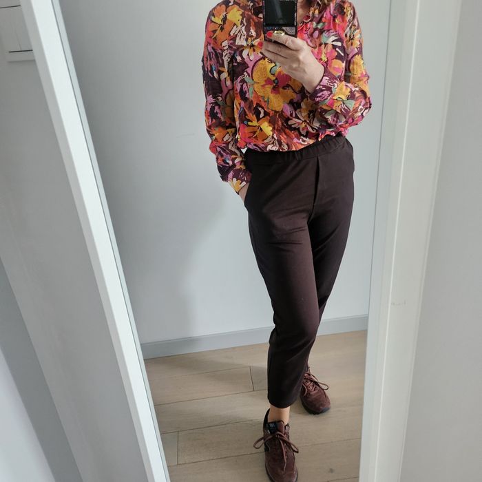 Spodnie Made in Italy S/M brązowe nowe