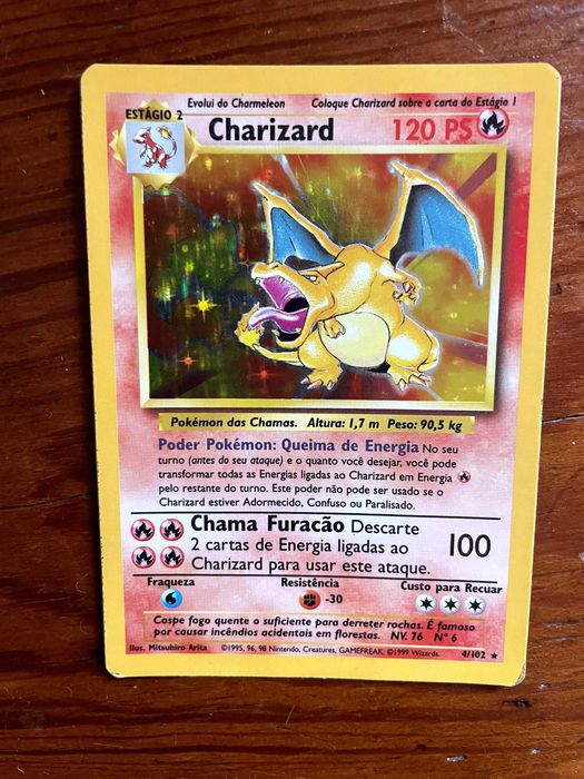 Charizard base set first edition 4/102 pt