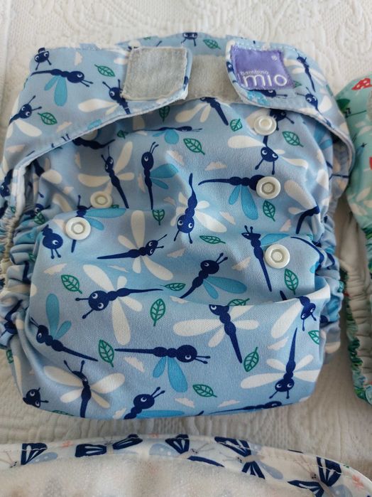Conjunto de 6 Fraldas reutilizáveis Bambino Mio, allinone Cidade Da