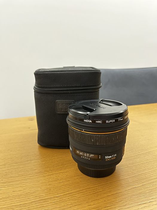 Sigma DG HSM 50mm 1.4 Nikon + Etui +Filtr Hoya