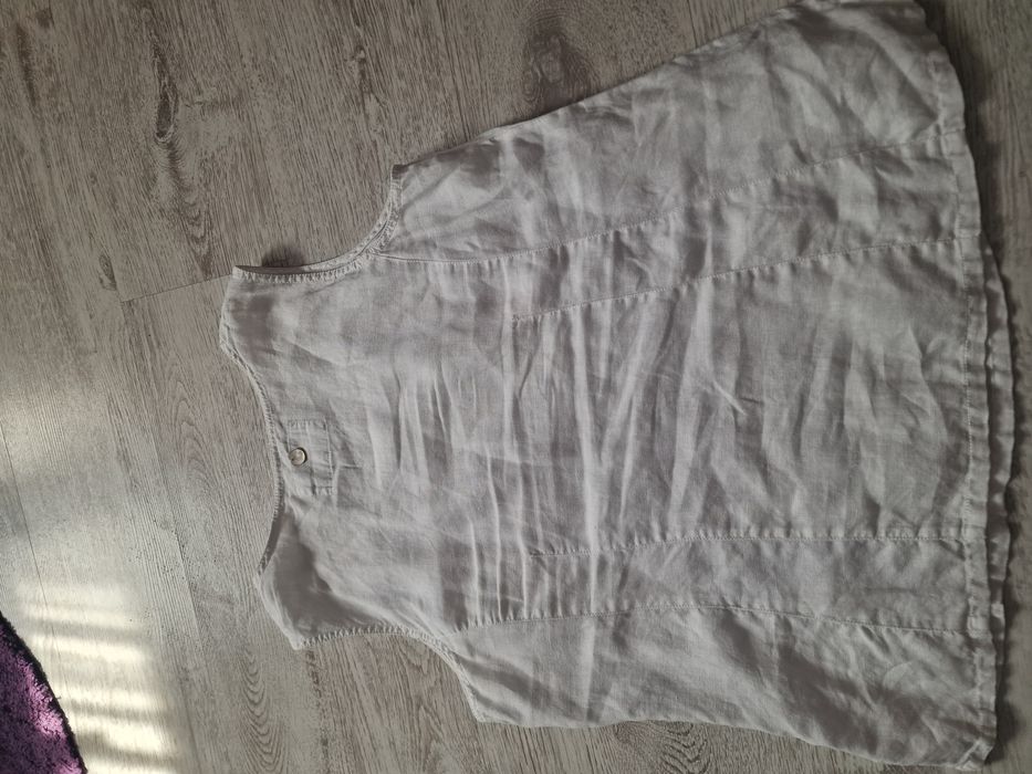 Bluzka Clarina roz XL lniana