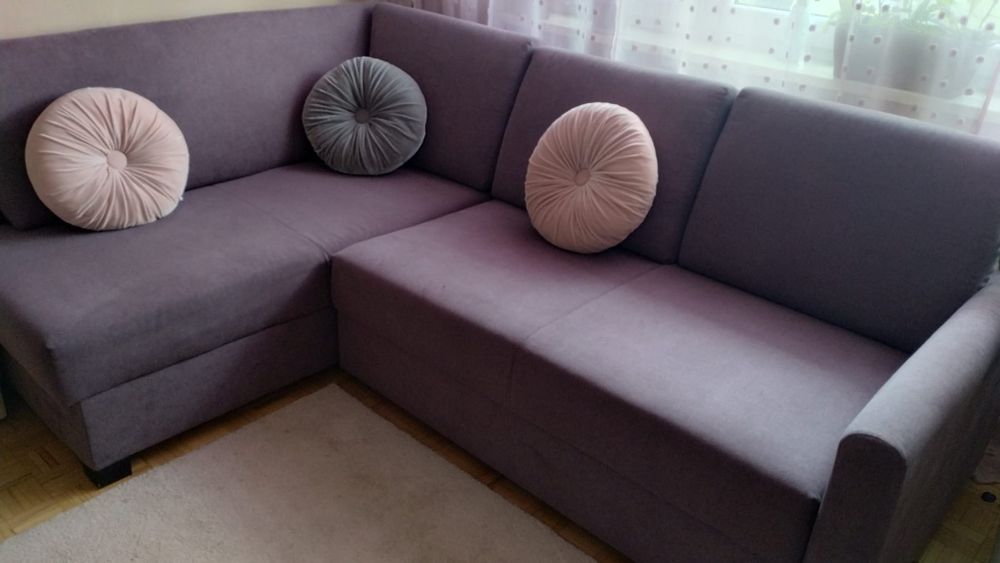 Narożnik,sofa,kanapa DOVER funkcja spania,bardzo dobry stan, jak nowy
