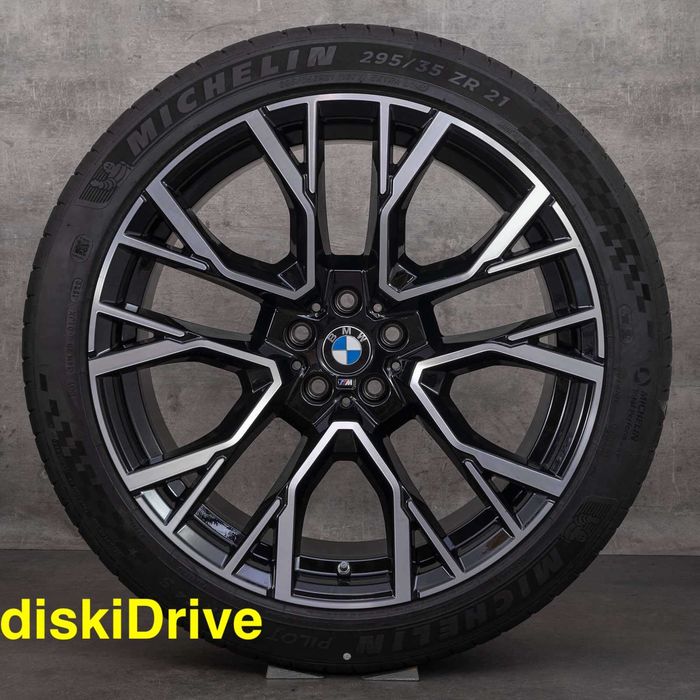 диски 809M стиль R20 21 22 на BMW X5 g05 X6 g06 X7 g07 X5M X6M X7M X3 g01 g45 X4 g02 разноширокие