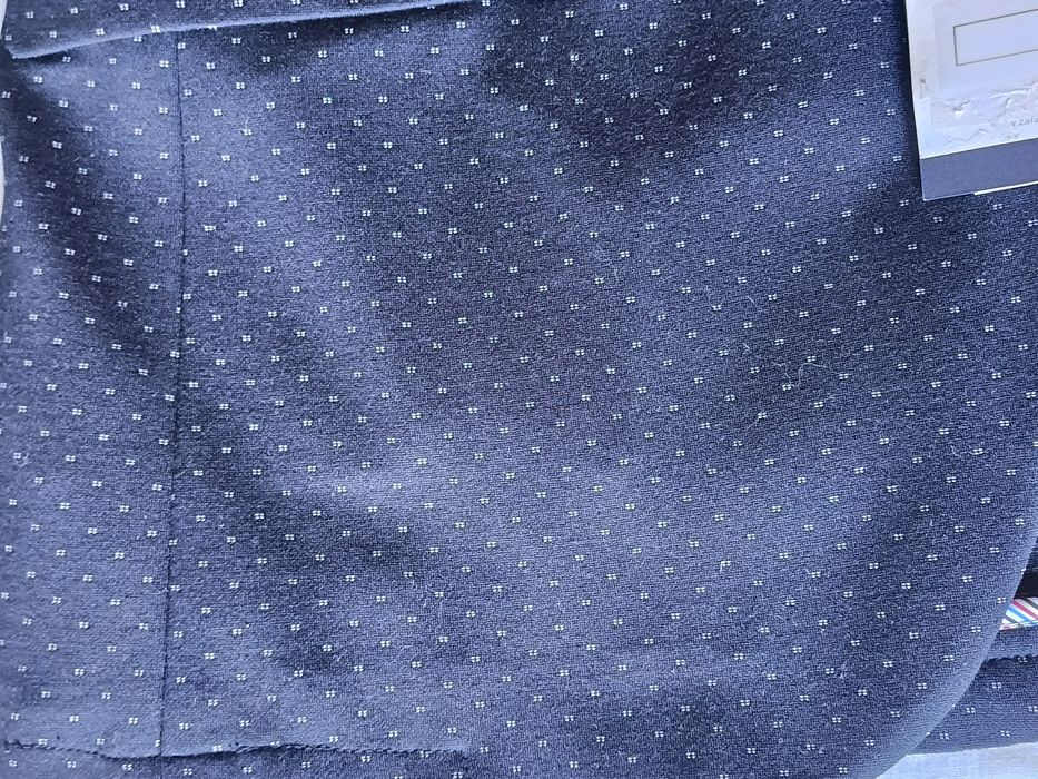 Blazer azul escuro com pintas ZARA