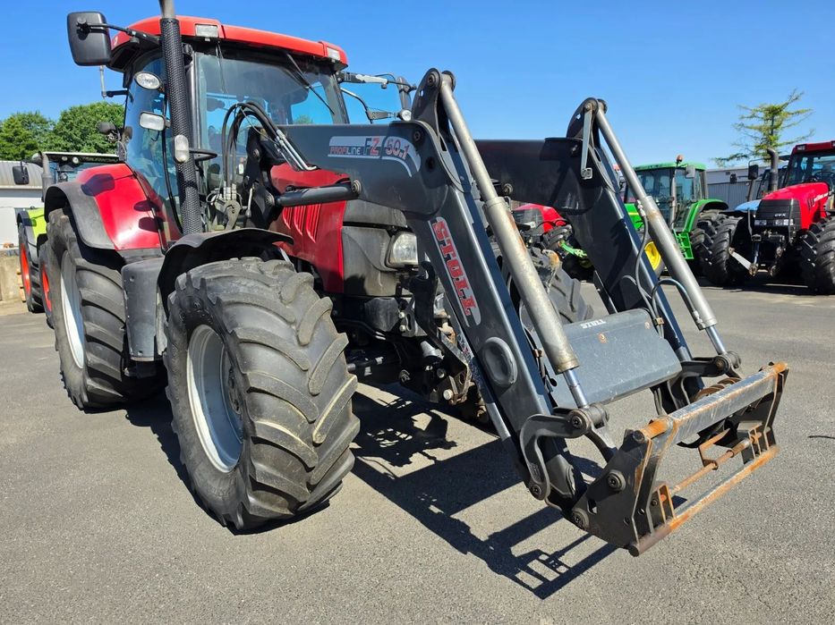Case IH PUMA 145 CVX  z Niemiec, stan idealny ładowcz Stoll, TUZ, pneumatyka