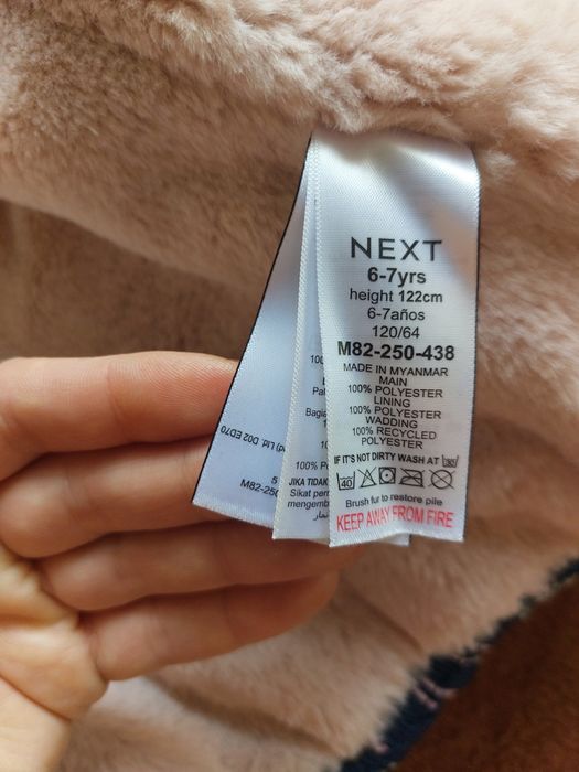 Зимова куртка для дівчинки Next, 6-7 років