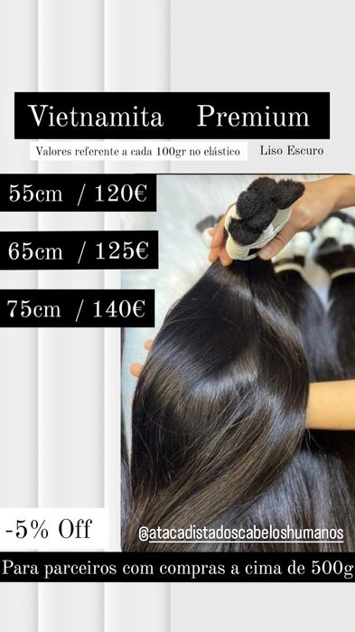 Cabelo 100% Humano /Mega Hair / Extensões