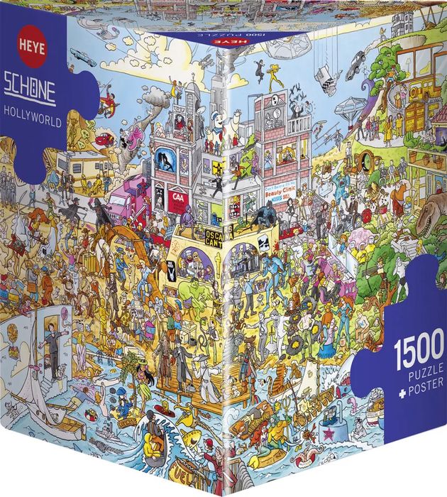 Puzzle 1500 elementów. Hollyworld, Schone. Heye