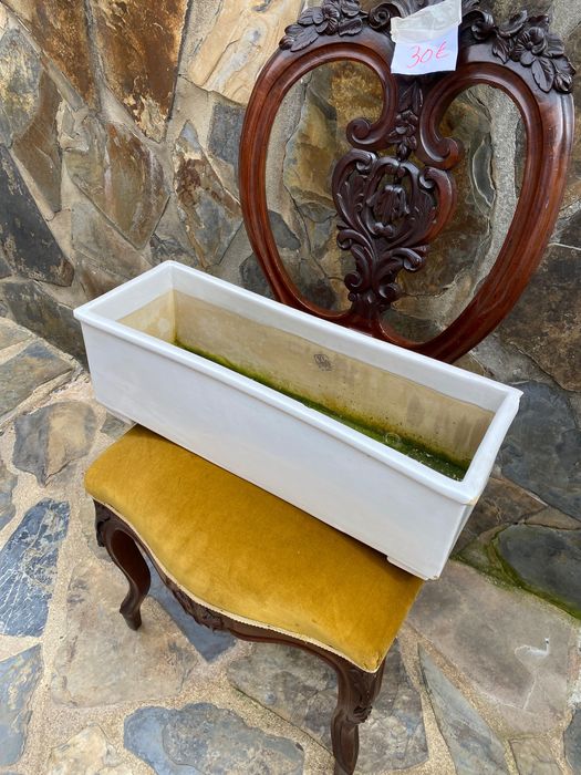 Vaso Floreira Viúva de Lamego Carimbado 53 cm