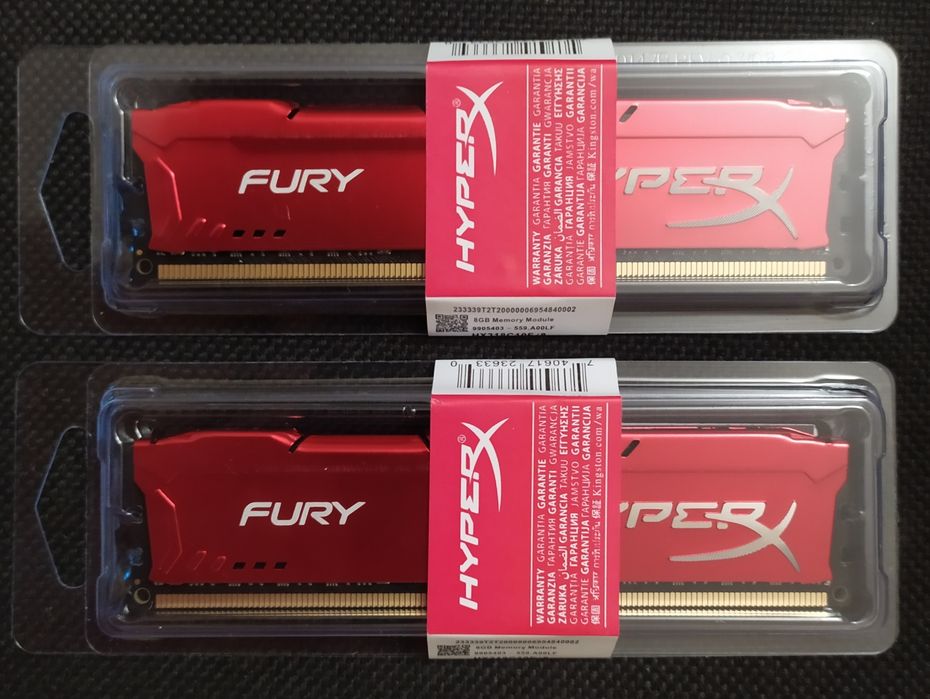 DDR3 8GB 1866Mhz новая hyperx fury для intel и amd