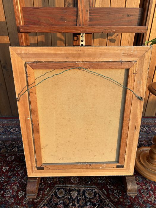 Obraz w drewnianej ramie, matka z dziećmi #9037 Stylowy Węgrów