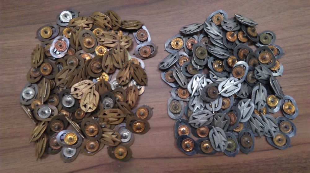 Brązowa i Srebrna Wojskowa Odznaka Sprawności Fizycznej, większa ilość