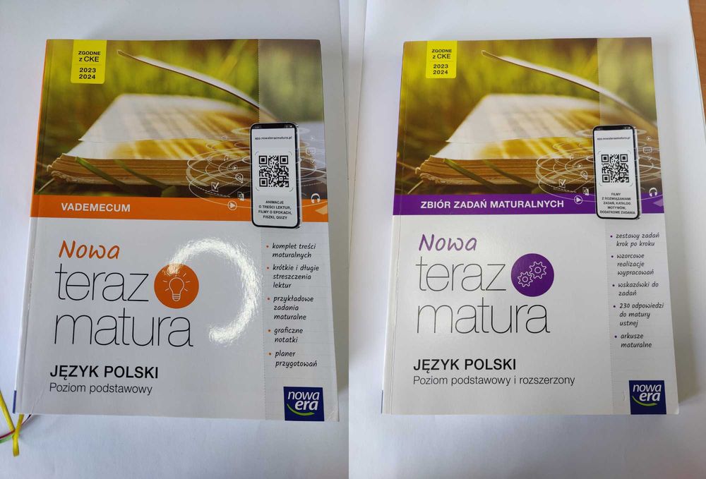 Język polski Vademecum i Zbiór zadań maturalnych Nowa Era