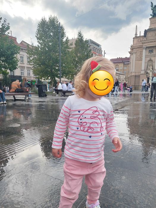 Джинси рожеві lefties, кофти Cool club для двійні, близнят 86 92