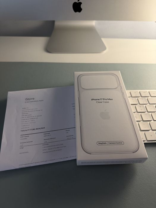 Capa transparente com MagSafe para iPhone 17 Pro Max