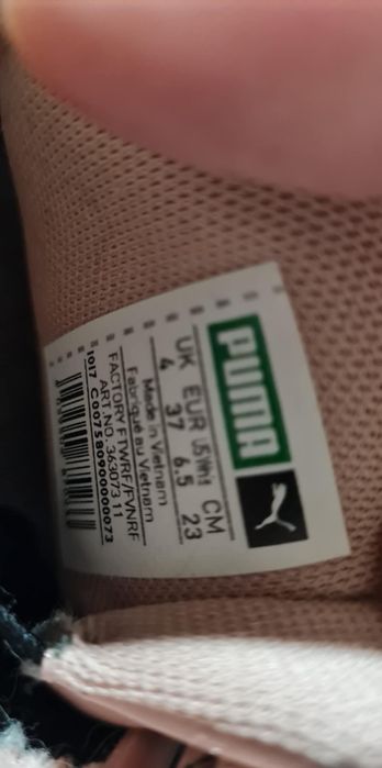 Różowe adidasy Puma