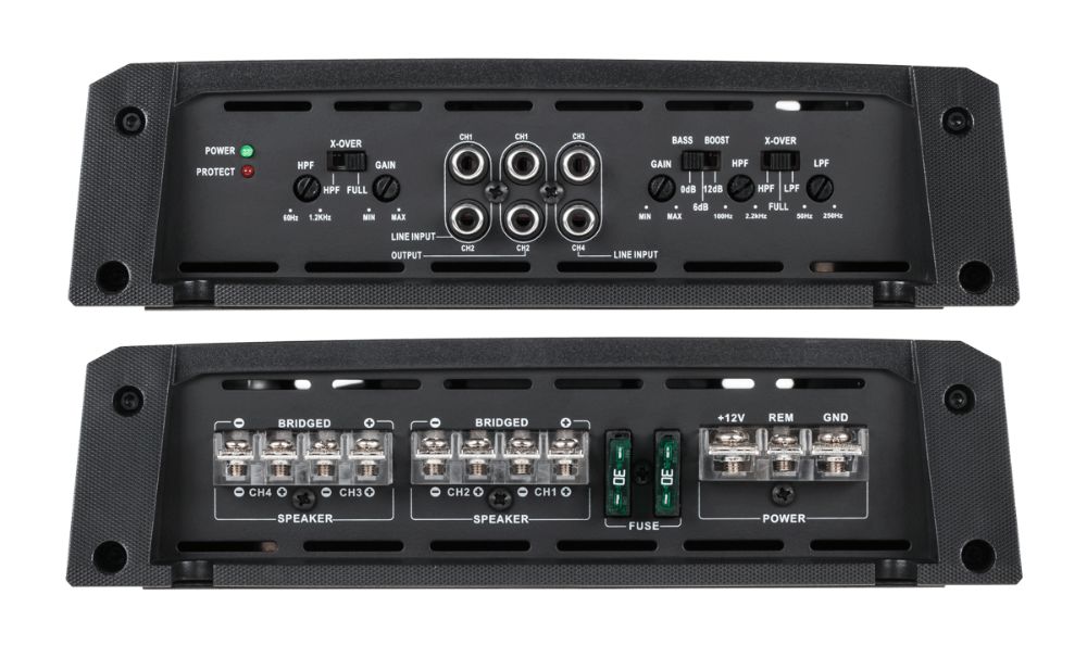 Wzmacniacz samochodowy 200W Peiying Basic PY-4C127 4x80W RMS