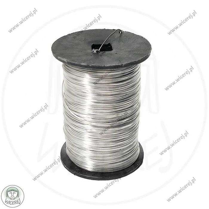 Drut pszczelarski Nierdzewny 0,4mm 0,25kg drutowanie ramek