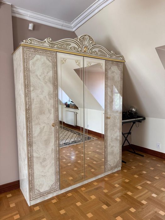 Stylowa Włoska Sypialnia Premium NOWA 8 elementów