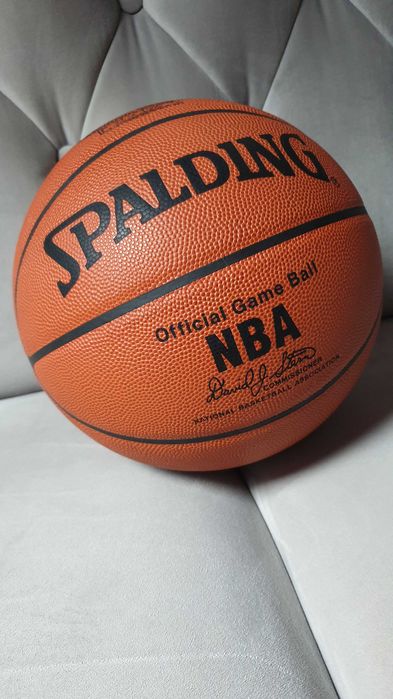 Skórzana piłka NBA SPALDING Official GAME BALL Jordan L.A. LAKERS