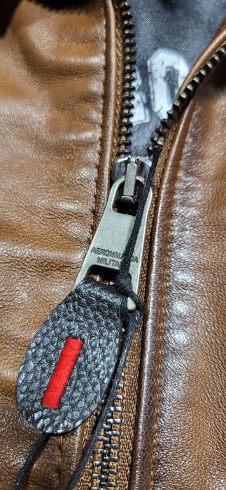 Aeronautica militare kurtka męska skóra naturalna premium XL