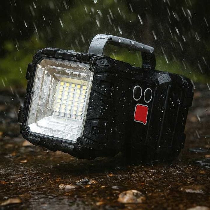 Ліхтарик потужний акумуляторний з повербанком