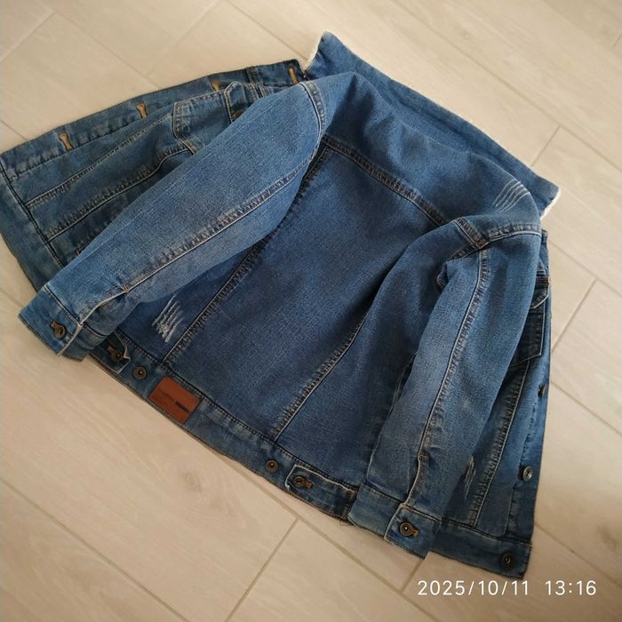 Джинсова курточка для хлопчика 116-120 зріст