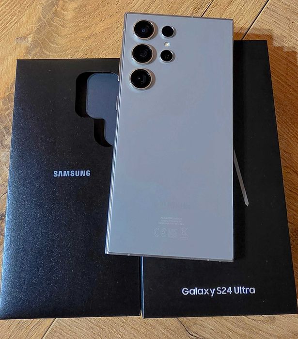 Samsung S24 Ultra 256Gb/12Gb Dual Titanium Gray, SM-S928B/DS полный комплект!