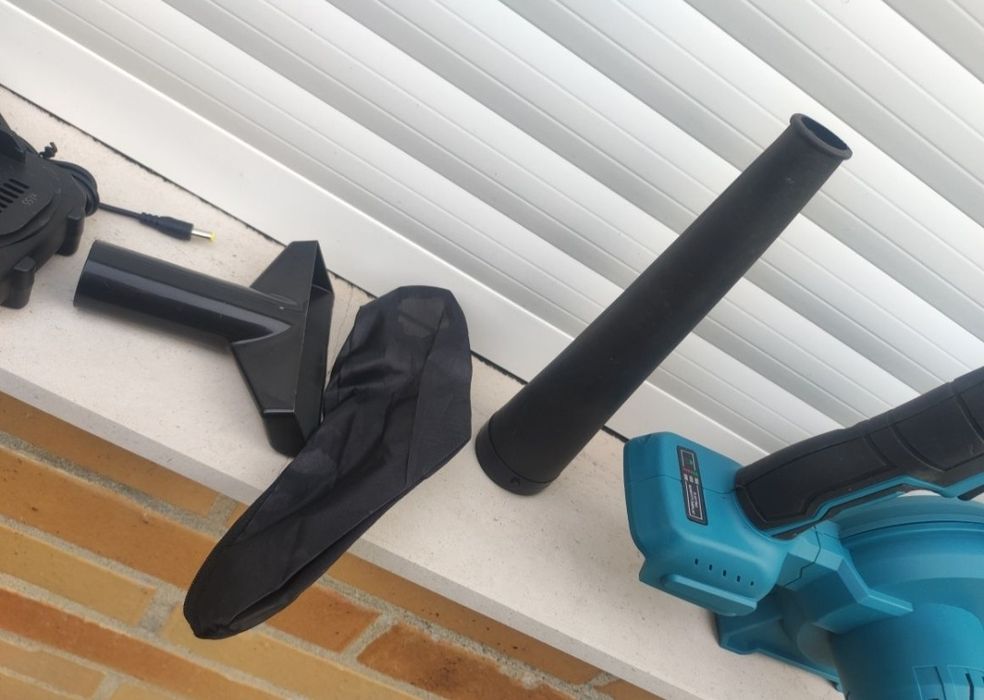 Soprador aspirador com duas baterias novo